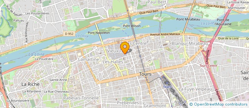 localisation de l'entreprise MONSIEUR ALEXANDRE VRAIN  TOURS