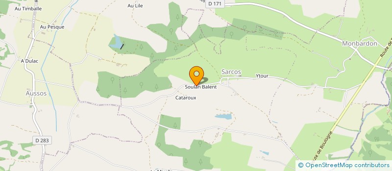 localisation de l'entreprise MONSIEUR ALEXANDRE VRAINE  SARCOS