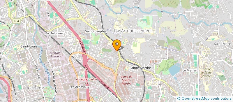 localisation de l'entreprise MONSIEUR ALEXANDRE WAGANE NDIAYE à MARSEILLE