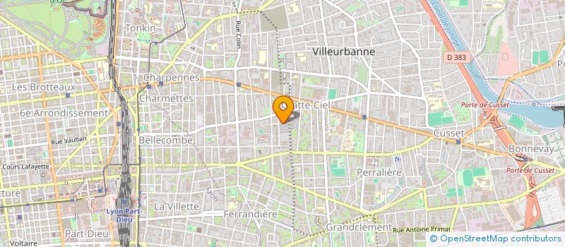 localisation de l'entreprise MONSIEUR ALEXANDRE WALPOLE  VILLEURBANNE