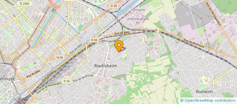 localisation de l'entreprise MONSIEUR ALEXANDRE WASTABLE  RIEDISHEIM