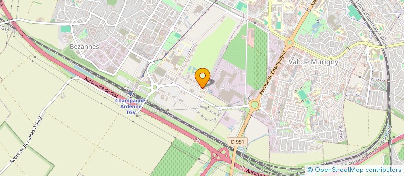 localisation de l'entreprise MONSIEUR ALEXANDRE WAUTHIER  BEZANNES