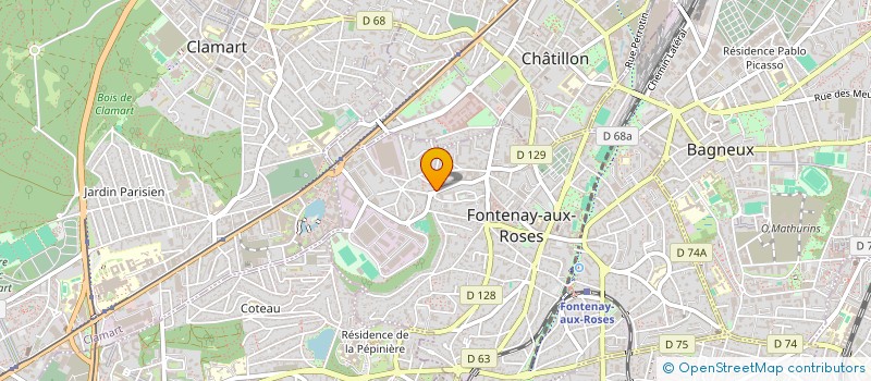 localisation de l'entreprise MONSIEUR ALEXANDRE WEHRLE  FONTENAY-AUX-ROSES