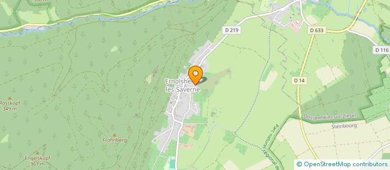 localisation de l'entreprise MONSIEUR ALEXANDRE WERLING  ERNOLSHEIM-LES-SAVERNE