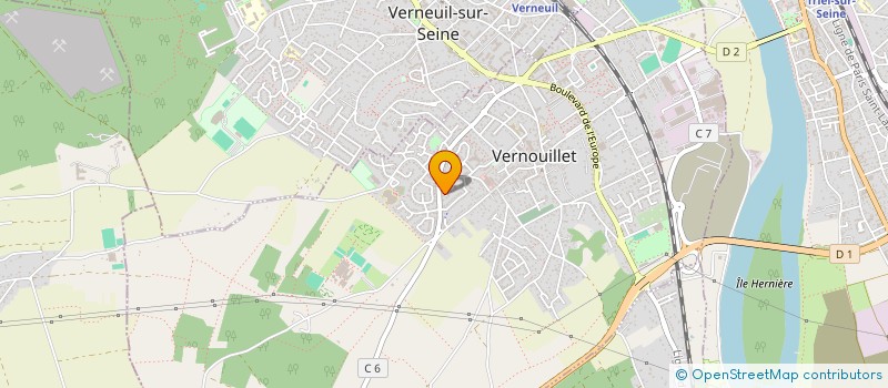 localisation de l'entreprise MONSIEUR ALEXANDRE WIART à VERNOUILLET