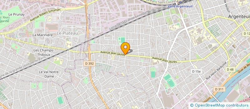localisation de l'entreprise MONSIEUR ALEXANDRE WINTERSTEIN à ARGENTEUIL