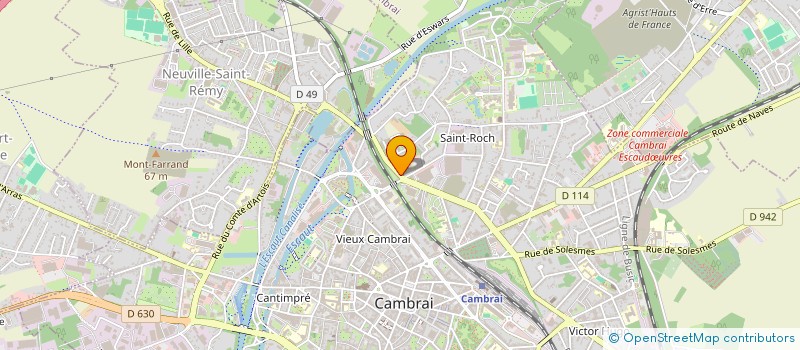 localisation de l'entreprise MONSIEUR ALEXANDRE WIPLIE  CAMBRAI