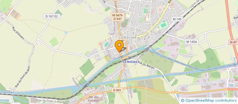 localisation de l'entreprise MONSIEUR ALEXANDRE WOUTERS  LA BASSEE