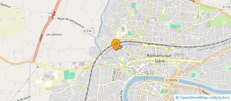 localisation de l'entreprise MONSIEUR ALEXANDRE YANKOFF  ROMANS-SUR-ISERE