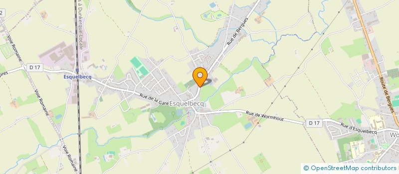 localisation de l'entreprise MONSIEUR ALEXANDRE YVOZ  ESQUELBECQ