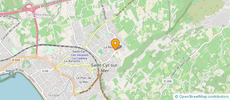 localisation de l'entreprise MONSIEUR ALEXANDRE ZAGEL à SAINT-CYR-SUR-MER