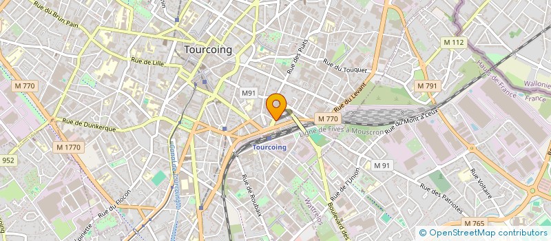 localisation de l'entreprise MONSIEUR ALEXANDRE ZAGORSKY  TOURCOING