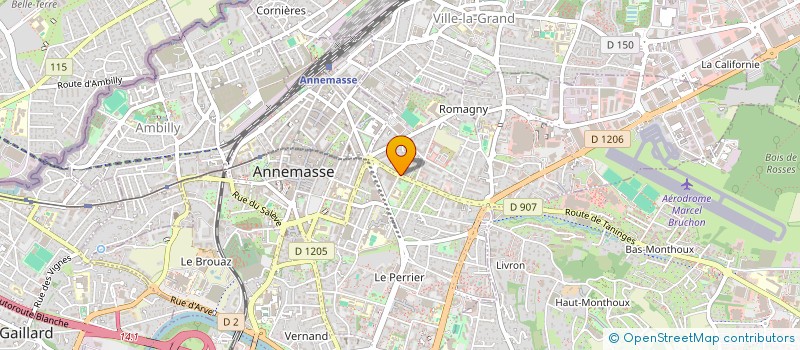 localisation de l'entreprise MONSIEUR ALEXANDRE ZAMBONETTI  ANNEMASSE