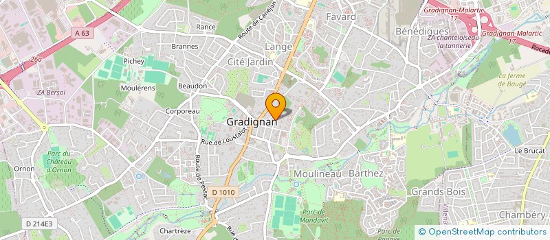 localisation de l'entreprise MONSIEUR ALEXANDRE ZAMPETTI  GRADIGNAN