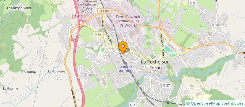 localisation de l'entreprise MONSIEUR ALEXANDRE ZANOTTI  LA ROCHE-SUR-FORON