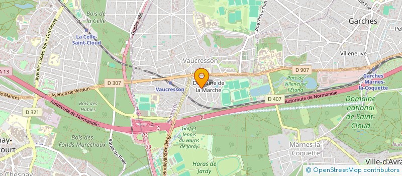 localisation de l'entreprise MONSIEUR ALEXANDRE ZELLER  MARNES LA COQUETTE