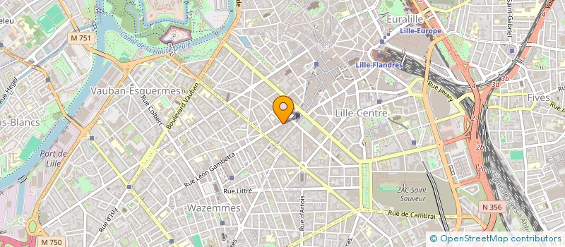 localisation de l'entreprise MONSIEUR ALEXANDRE ZHU à LILLE