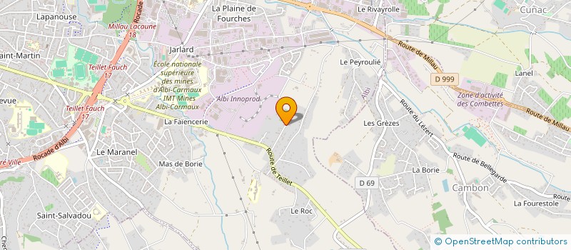 localisation de l'entreprise MONSIEUR ALEXANDRE ZIBRICK à ALBI