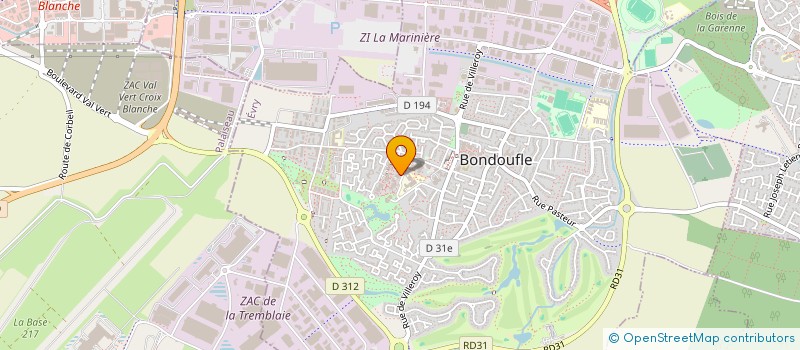 localisation de l'entreprise MONSIEUR ALEXANDRE ZMITROWICZ  BONDOUFLE