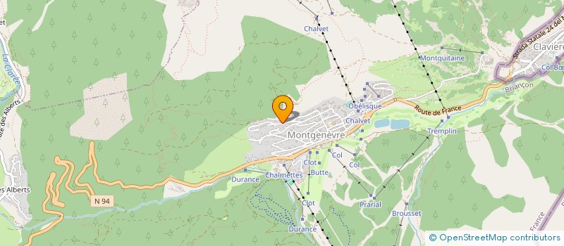 localisation de l'entreprise MONSIEUR ALEXANDRO RADA TABACHIN  MONTGENEVRE