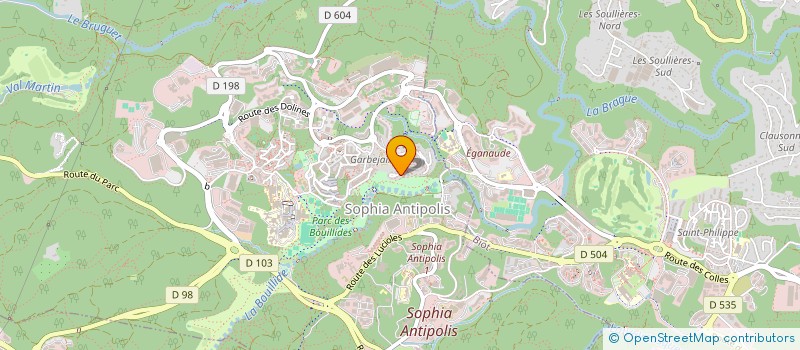 localisation de l'entreprise MONSIEUR ALEXANDROS KOKKOTAS  VALBONNE