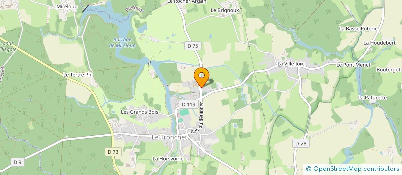 localisation de l'entreprise MONSIEUR ALEXANDROS PAPAZOF  LE TRONCHET