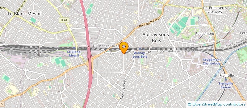localisation de l'entreprise MONSIEUR ALEXANDRU ALBU à AULNAY-SOUS-BOIS