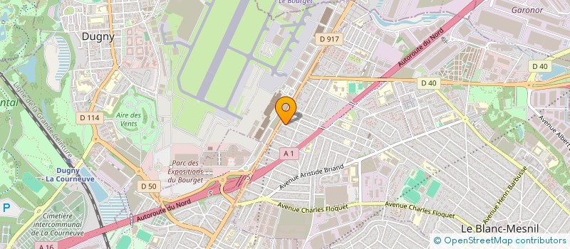 localisation de l'entreprise MONSIEUR ALEXANDRU AVERIN  LE BLANC-MESNIL