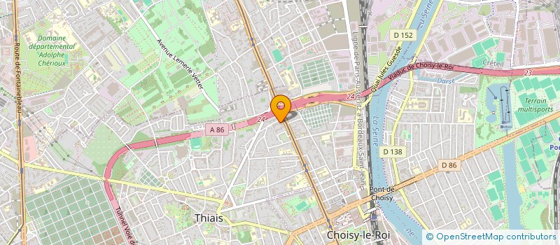 localisation de l'entreprise MONSIEUR ALEXANDRU BALAN  THIAIS