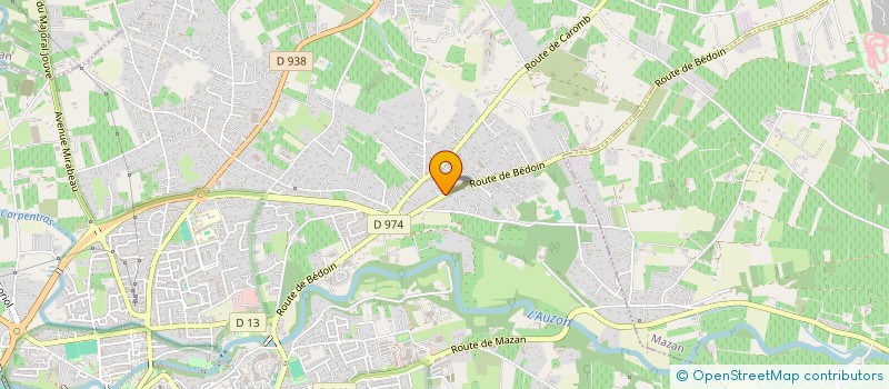 localisation de l'entreprise MONSIEUR ALEXANDRU BURLACU à CARPENTRAS