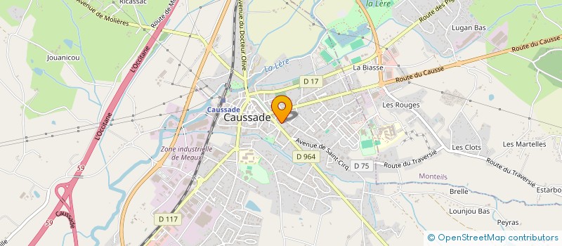 localisation de l'entreprise MONSIEUR ALEXANDRU CHIVU  CAUSSADE