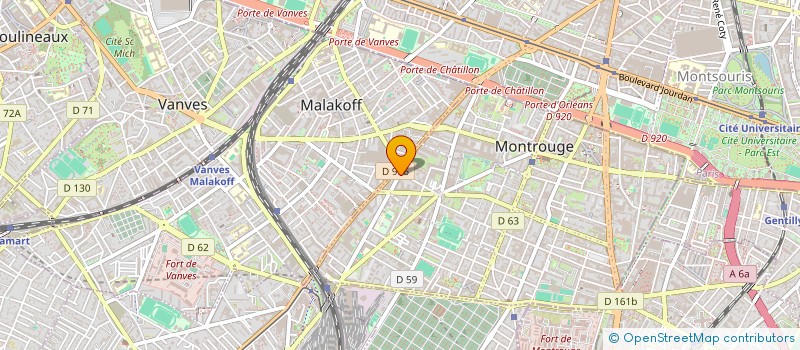 localisation de l'entreprise MONSIEUR ALEXANDRU CIOARA  MONTROUGE