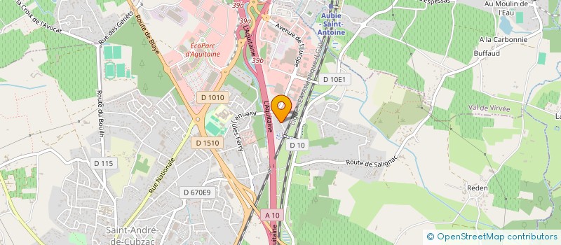 localisation de l'entreprise MONSIEUR ALEXANDRU CONTOFAN  SAINT-ANDRE-DE-CUBZAC