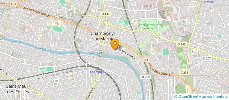 localisation de l'entreprise MONSIEUR ALEXANDRU COTAGA à CHAMPIGNY-SUR-MARNE