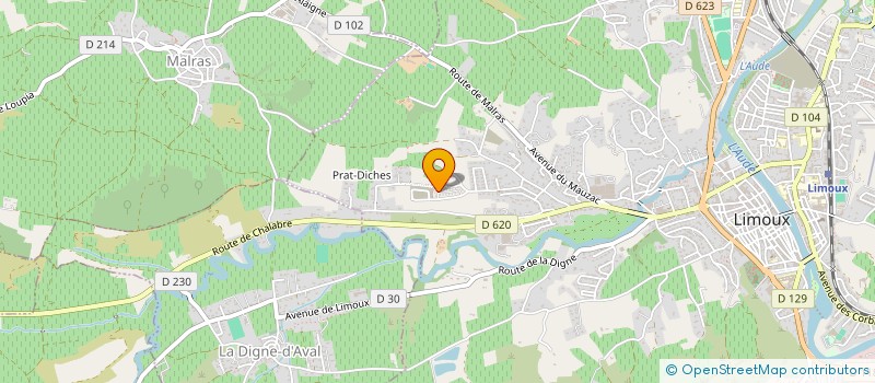 localisation de l'entreprise MONSIEUR ALEXANDRU CRACIUN  LIMOUX