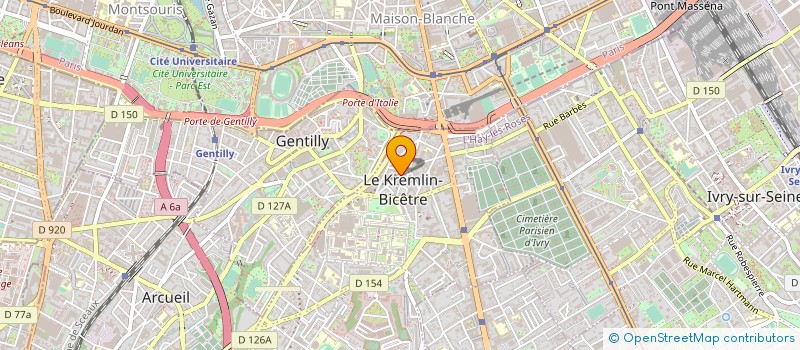 localisation de l'entreprise MONSIEUR ALEXANDRU DICUSAR  LE KREMLIN-BICETRE