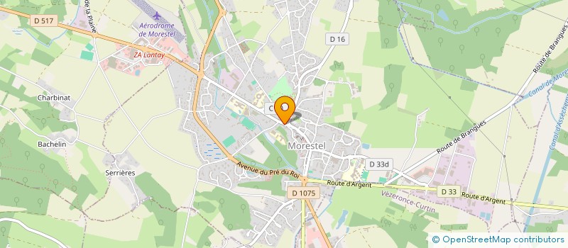 localisation de l'entreprise MONSIEUR ALEXANDRU FRUJINA  MORESTEL