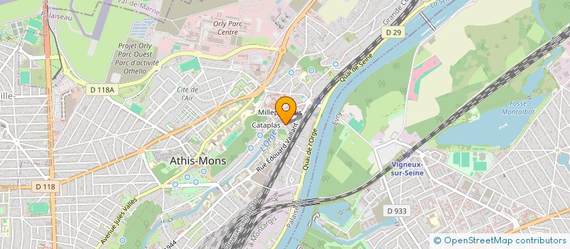 localisation de l'entreprise MONSIEUR ALEXANDRU FULGA à ATHIS-MONS