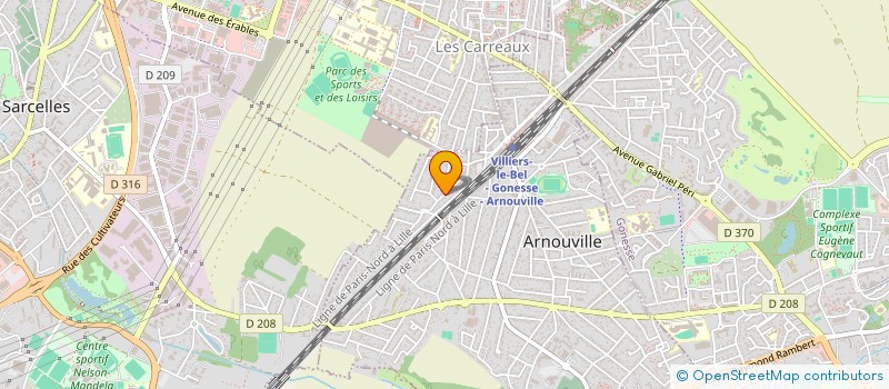 localisation de l'entreprise MONSIEUR ALEXANDRU FULGA à ARNOUVILLE