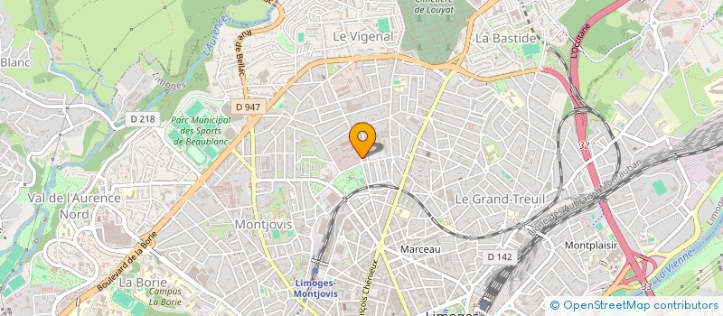 localisation de l'entreprise MONSIEUR ALEXANDRU GAICEANU à LIMOGES