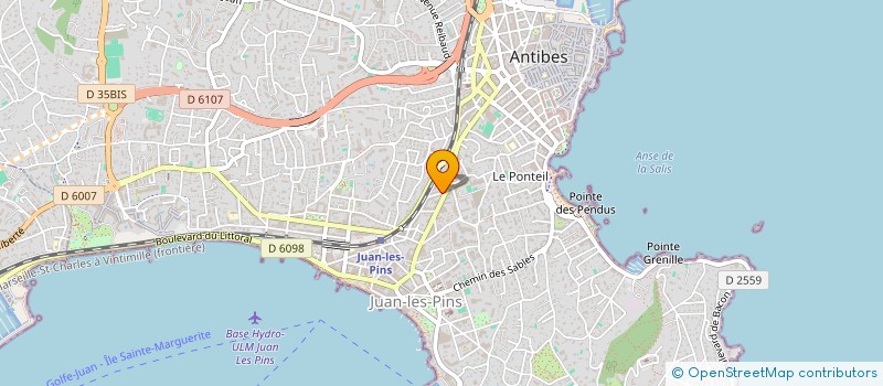 localisation de l'entreprise MONSIEUR ALEXANDRU GEORGESCU  ANTIBES