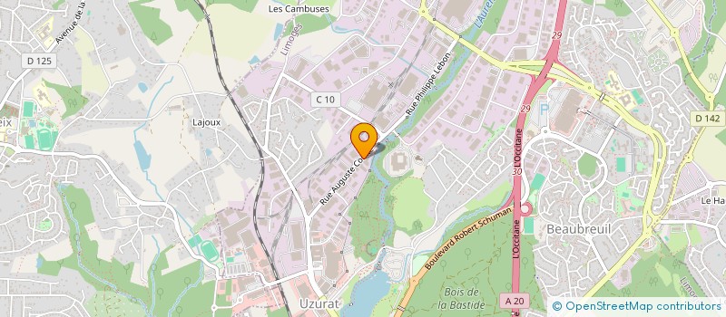 localisation de l'entreprise MONSIEUR ALEXANDRU GHERMAN à LIMOGES