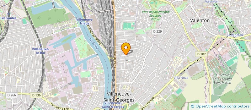 localisation de l'entreprise MONSIEUR ALEXANDRU GUTU  VILLENEUVE-SAINT-GEORGES