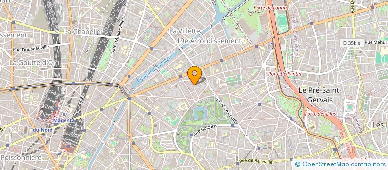 localisation de l'entreprise MONSIEUR ALEXANDRU HAITA  PARIS 19