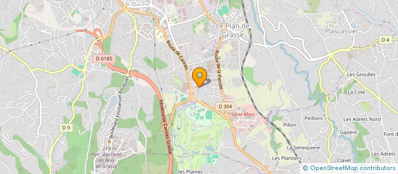 localisation de l'entreprise MONSIEUR ALEXANDRU HORTOLOMEI à GRASSE