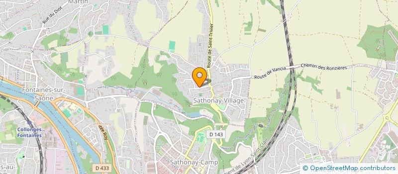 localisation de l'entreprise MONSIEUR ALEXANDRU ILNATCHII  SATHONAY-VILLAGE