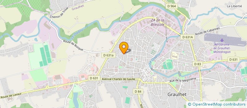 localisation de l'entreprise MONSIEUR ALEXANDRU IURCU  GRAULHET