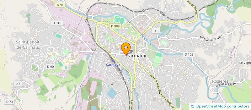 localisation de l'entreprise MONSIEUR ALEXANDRU LICA  SAINT-BENOIT-DE-CARMAUX