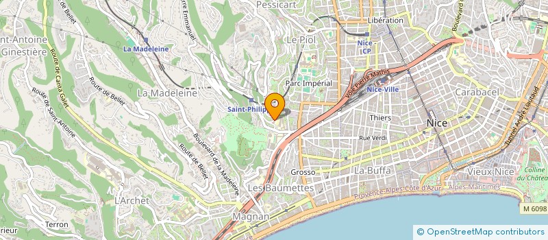 localisation de l'entreprise MONSIEUR ALEXANDRU LUPCHIAN à NICE