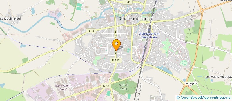 localisation de l'entreprise MONSIEUR ALEXANDRU MAHMOUD  CHATEAUBRIANT